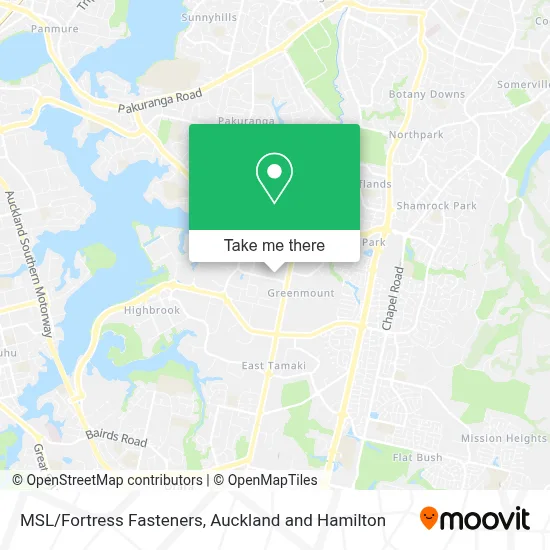 MSL/Fortress Fasteners map