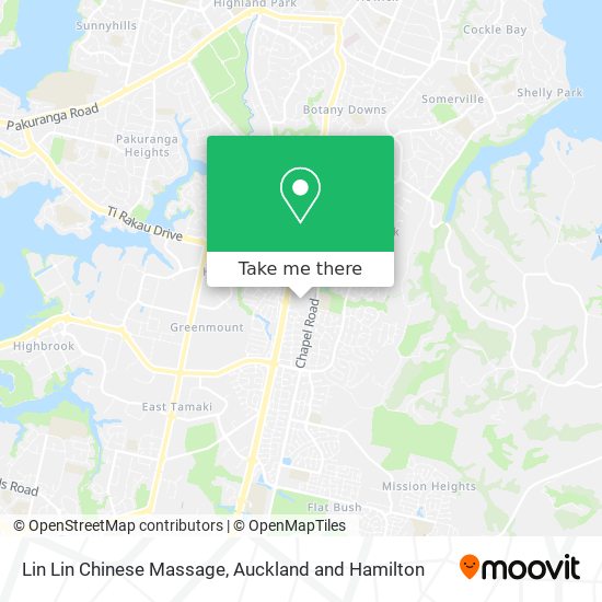 Lin Lin Chinese Massage map