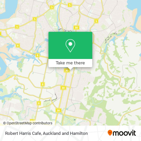 Robert Harris Cafe map