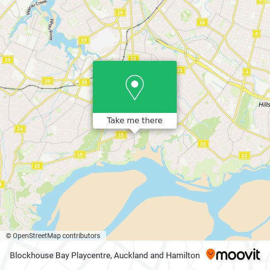 Blockhouse Bay Playcentre map