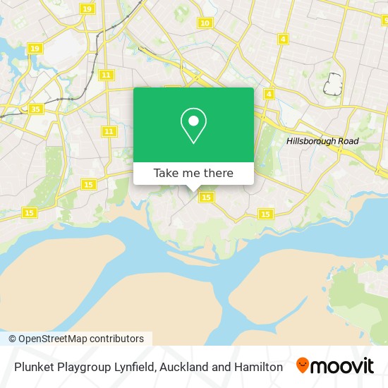 Plunket Playgroup Lynfield map