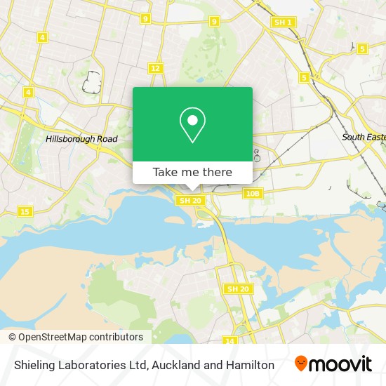 Shieling Laboratories Ltd map