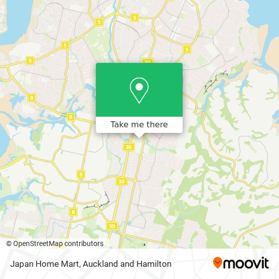 Japan Home Mart map