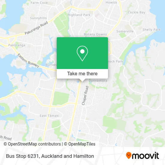 Bus Stop 6231 map