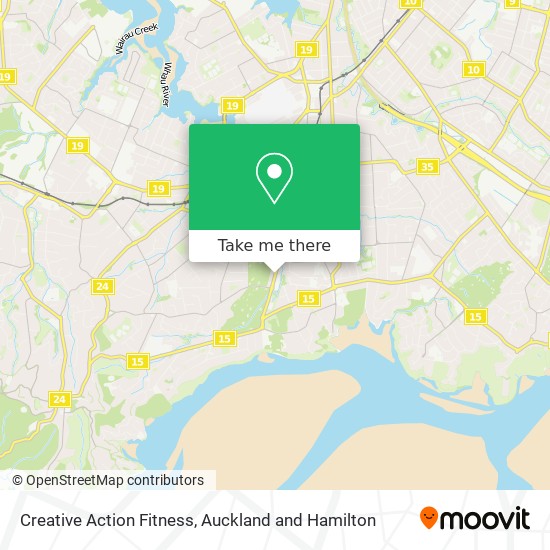 Creative Action Fitness map