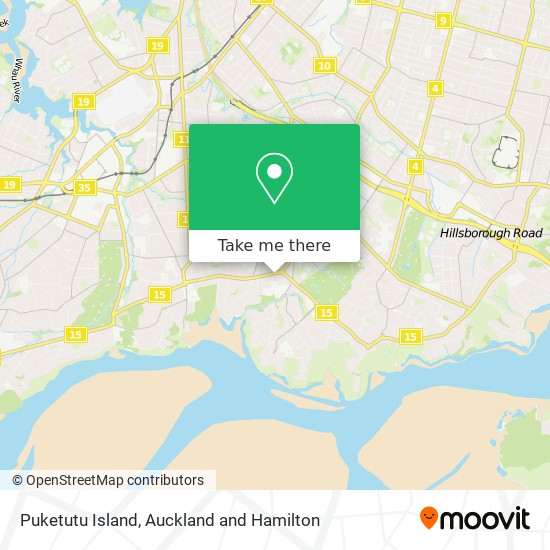 Puketutu Island地图