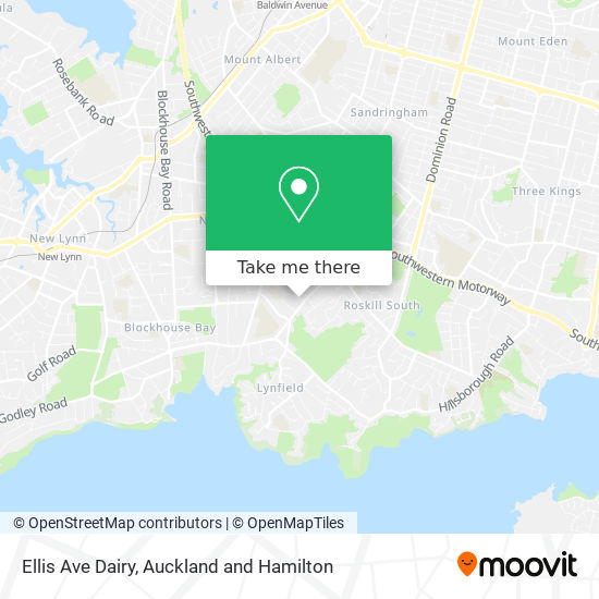 Ellis Ave Dairy map