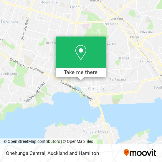 Onehunga Central map