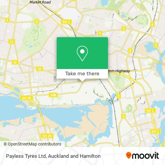 Payless Tyres Ltd map