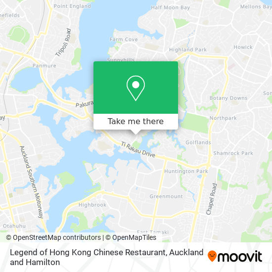 Legend of Hong Kong Chinese Restaurant地图