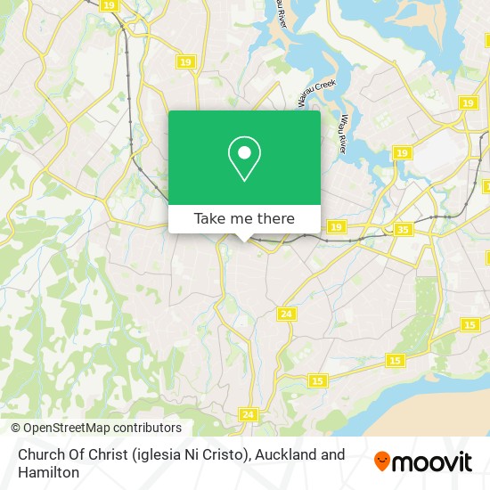 Church Of Christ (iglesia Ni Cristo) map