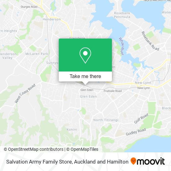 Salvation Army Family Store map