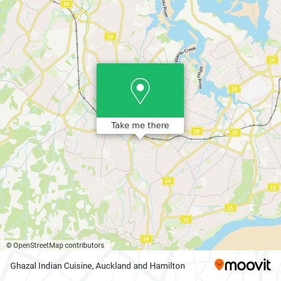 Ghazal Indian Cuisine map