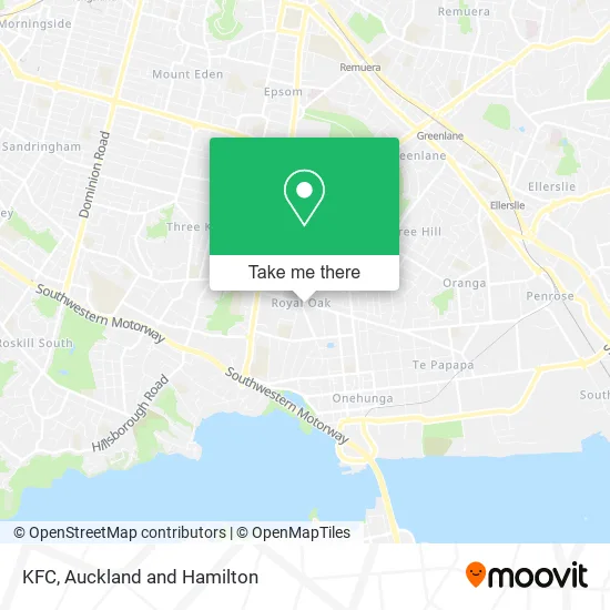KFC map