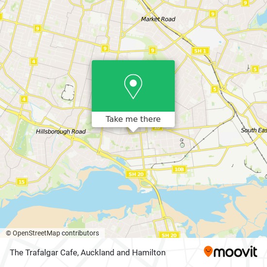 The Trafalgar Cafe地图