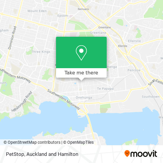 PetStop map