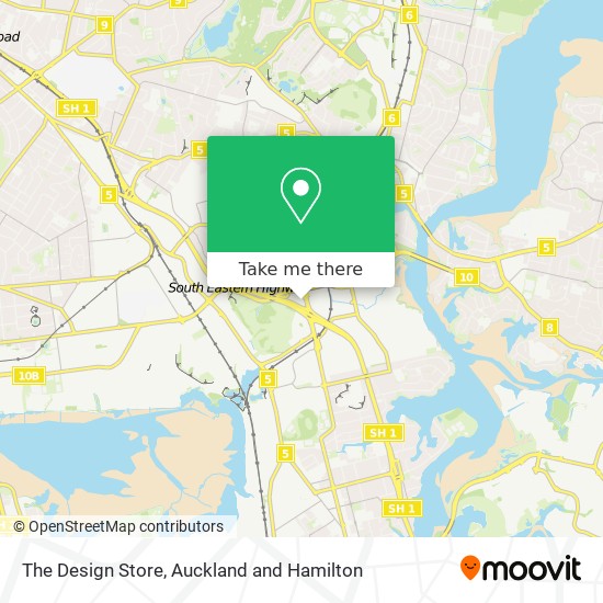 The Design Store map