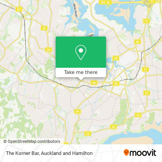 The Korner Bar地图