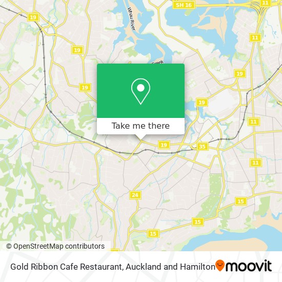 Gold Ribbon Cafe Restaurant地图