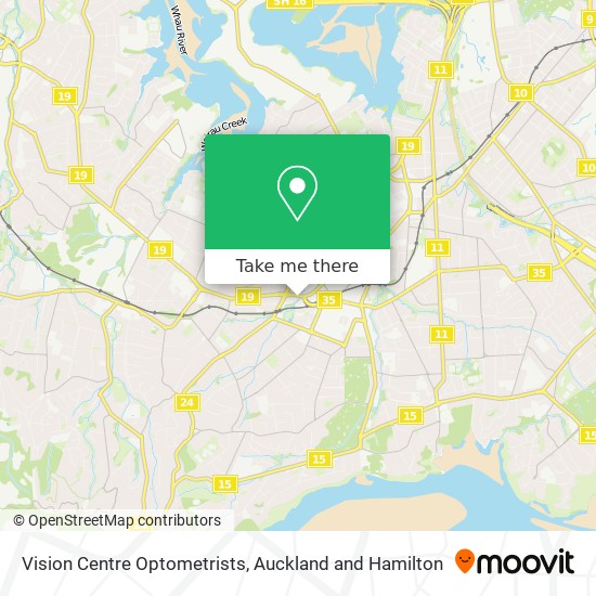 Vision Centre Optometrists map