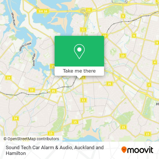 Sound Tech Car Alarm & Audio map