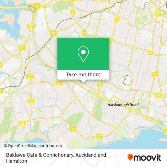 Baklawa Cafe & Confictionary map