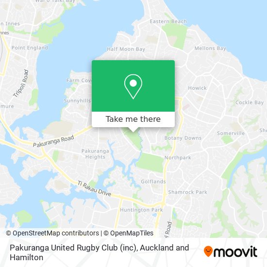 Pakuranga United Rugby Club (inc)地图