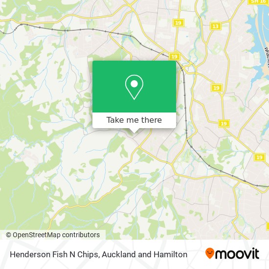 Henderson Fish N Chips map