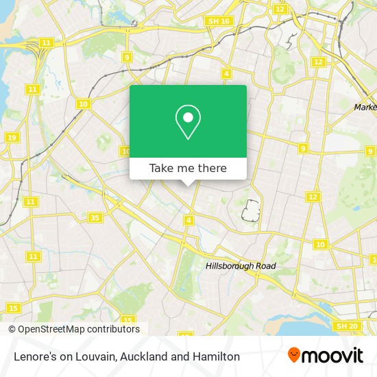 Lenore's on Louvain map