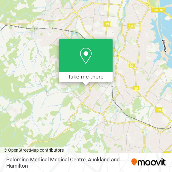 Palomino Medical Medical Centre map