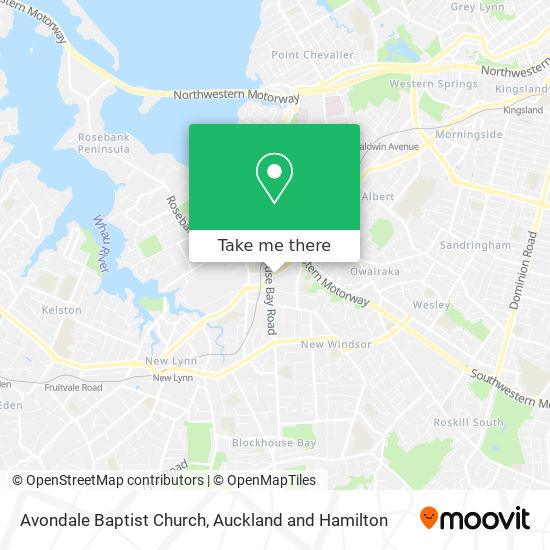 Avondale Baptist Church map