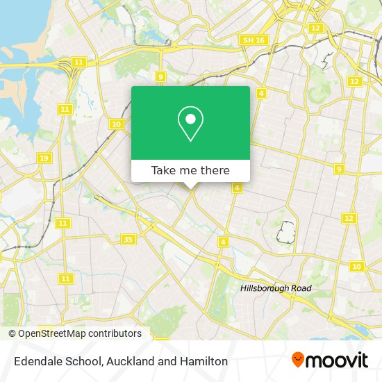 Edendale School map