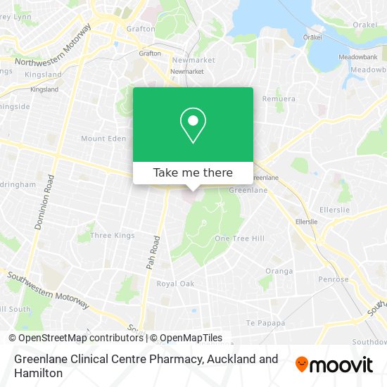 Greenlane Clinical Centre Pharmacy地图