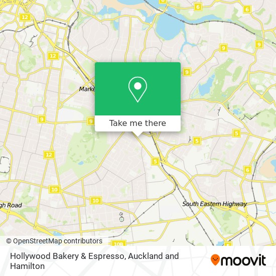 Hollywood Bakery & Espresso map