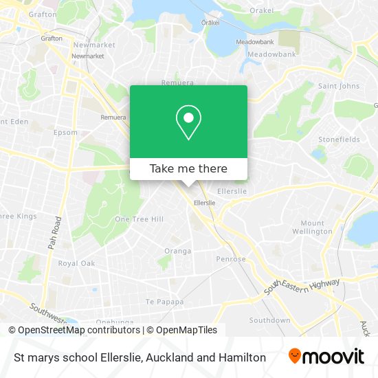 St marys school Ellerslie map