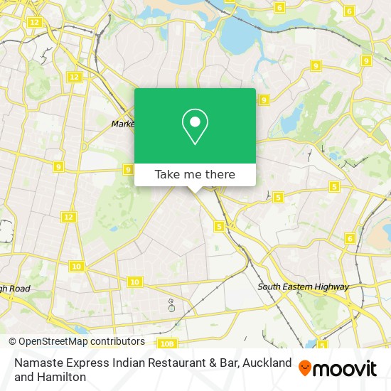 Namaste Express Indian Restaurant & Bar地图