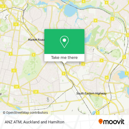 ANZ ATM map