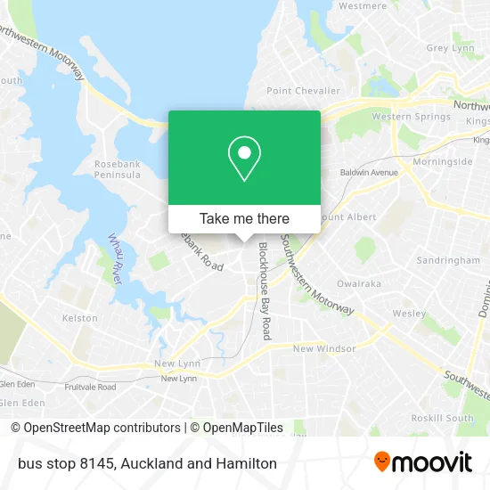 bus stop 8145 map