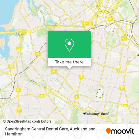 Sandringham Central Dental Care map