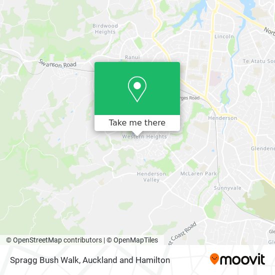 Spragg Bush Walk map