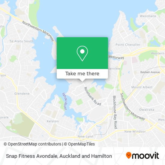 Snap Fitness Avondale map