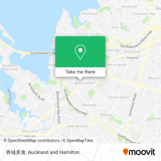 香城美食 map