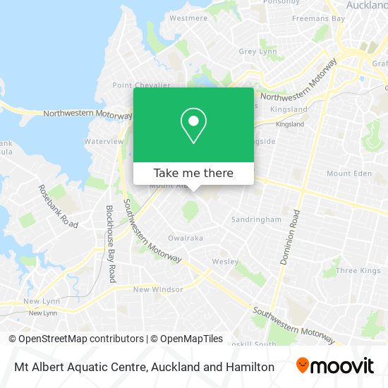 Mt Albert Aquatic Centre map