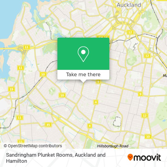 Sandringham Plunket Rooms map