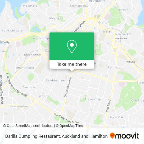 Barilla Dumpling Restaurant map