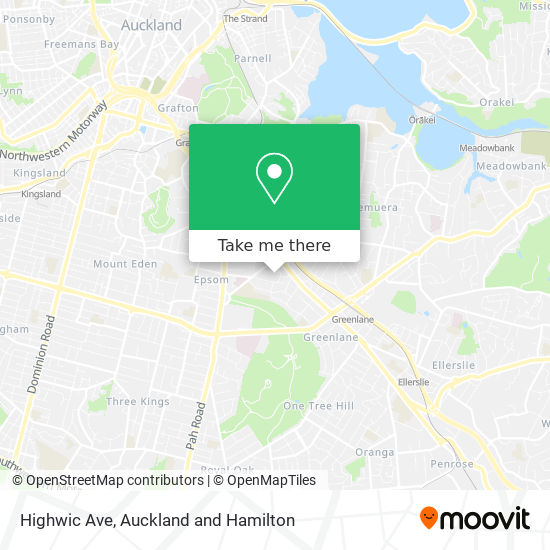 Highwic Ave map