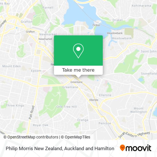 Philip Morris New Zealand地图