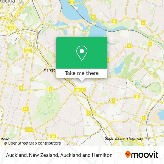 Auckland, New Zealand map