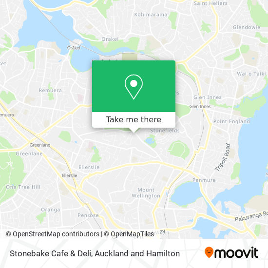Stonebake Cafe & Deli map
