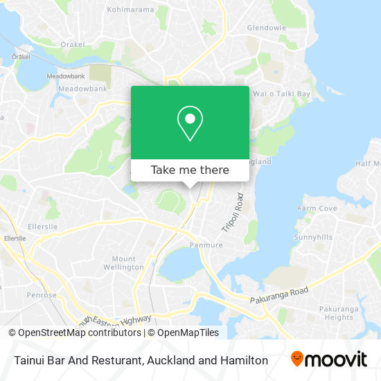 Tainui Bar And Resturant map